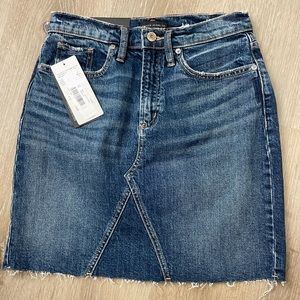 Silver Mini Skirt High Rise Sz 2 Frisco Mini